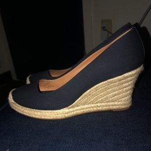 J crew espadrille wedges